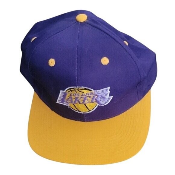 Los Angeles Lakers Purple & Yellow Snapback Cap NBA Official Product Gateway Emb - Picture 1 of 4